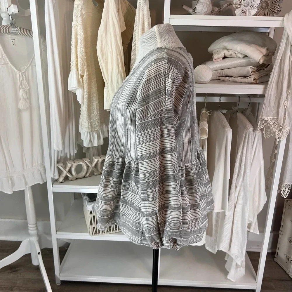 Fantastic Fawn women's size large baby doll top. lagenlook, boho #1414 - Picture 3 of 10